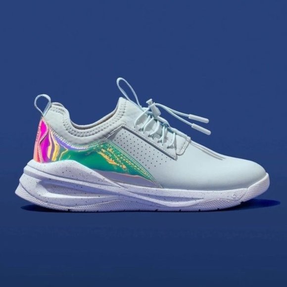 Clove Shoes Clove Holographic Blue Sneakers Poshmark